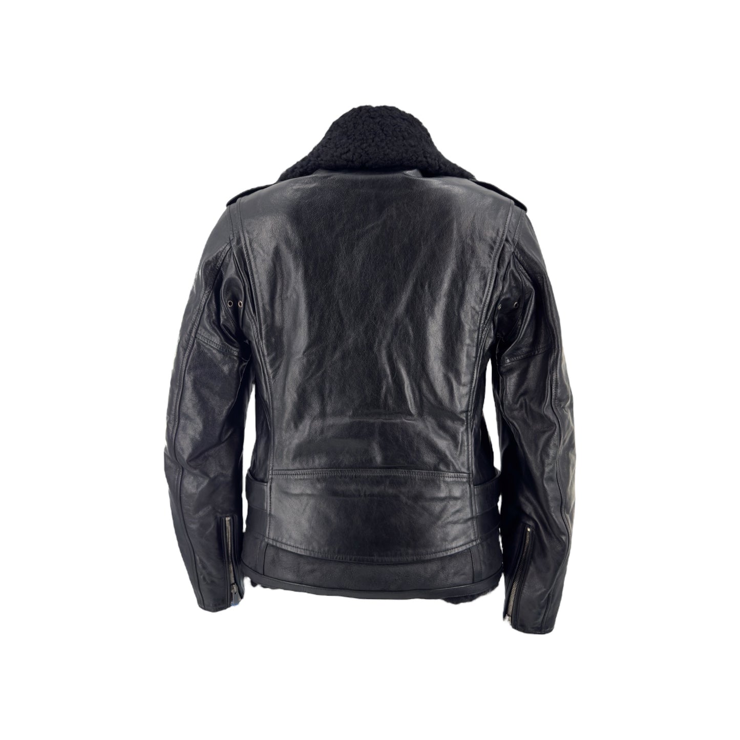 Givenchy - Biker Leather Jacket With Inner Shearling