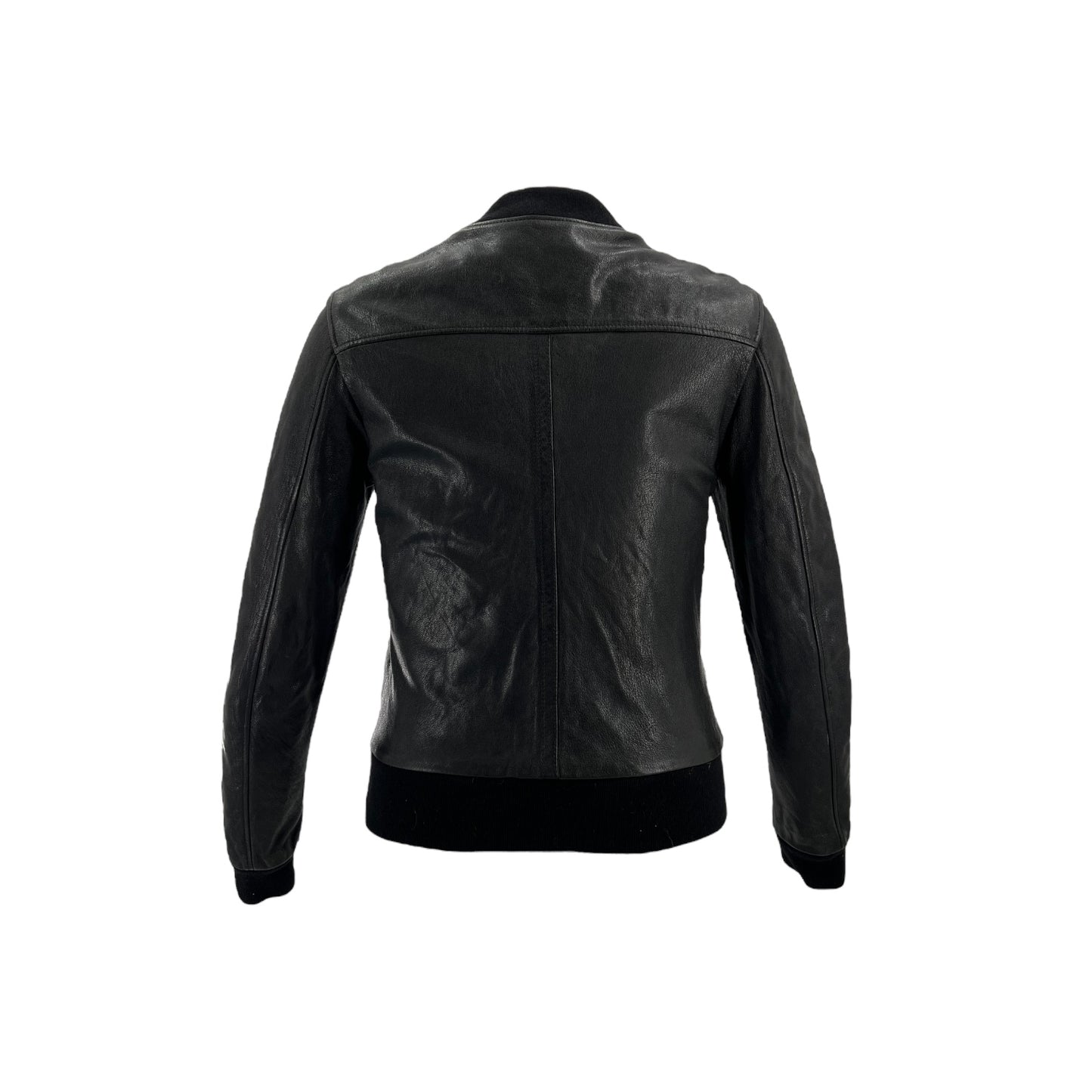 Dolce & Gabbana Edgy Leather Bomber