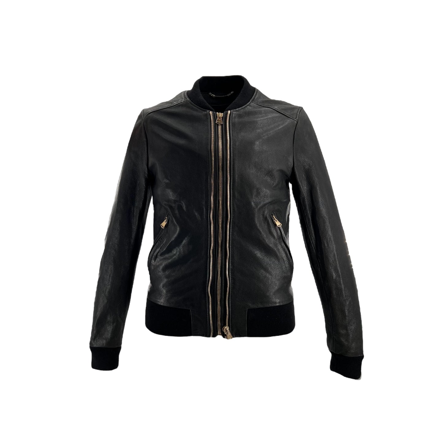 Dolce & Gabbana Edgy Leather Bomber