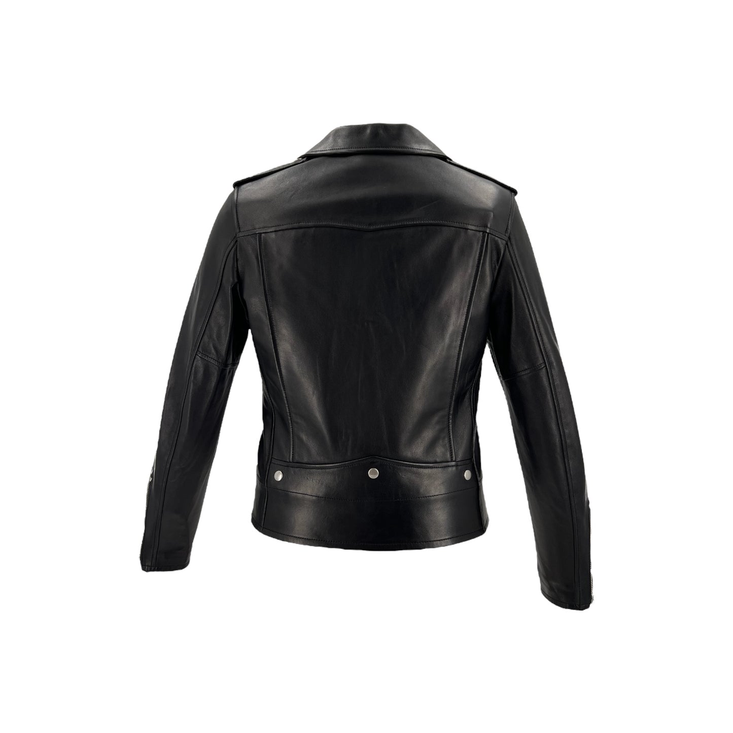 Saint Laurent Paris - L01 Motorcycle Jacket In Black Lambskin