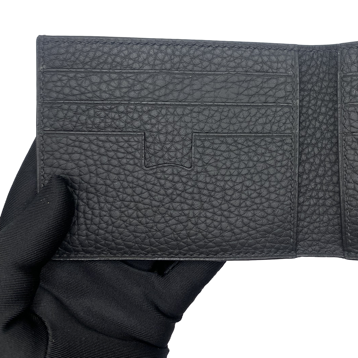 High-Gloss Crocodile Leather Wallet